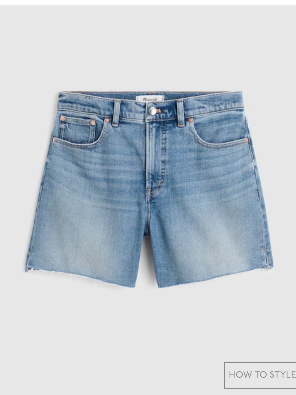 NWT The Curvy Perfect Vintage Mid-Length Short